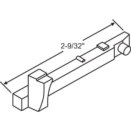 Strybuc Slide Bolt RH 900-5736